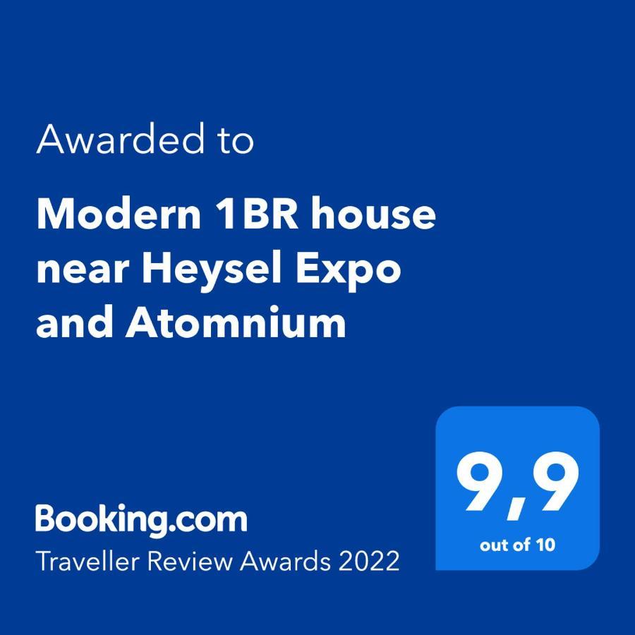 Apartmán Modern 1Br House Near Heysel, Expo, Palais 12, Atomium, Uzvub Et Stade Roi Baudouin Wemmel Exteriér fotografie